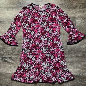 Michael Kors Floral Long Sleeve Dress M